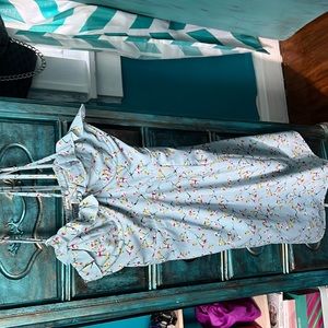 Charlotte Russe, floral, wedding attire, boning/underwire for chest area.